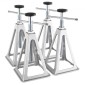 VEVOR RV Stabilizer Jacks, 4 Pack Aluminium RV Leveling Jacks, RV Stack Jacks for RV Travel Trailer Camper, Single Screw Jack Support έως 2721,6 kg, Ρυθμιζόμενο από 27,9 έως 43,2 cm