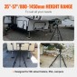 VEVOR 5th Wheel Tripod Stabilizer, 5000 LBS Load Capacity Tripod Fifth Wheel Stabilizer, 35"-57" Ρυθμιζόμενο ύψος RV Gooseneck Stabilizer, Jack Tripod for Fifth-Wheel Trailers, RVs and Campers