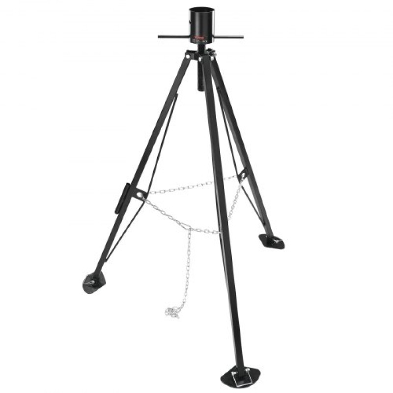VEVOR 5th Wheel Tripod Stabilizer, 5000 LBS Load Capacity Tripod Fifth Wheel Stabilizer, 35"-57" Ρυθμιζόμενο ύψος RV Gooseneck Stabilizer, Jack Tripod for Fifth-Wheel Trailers, RVs and Campers