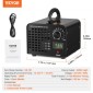 VEVOR Ozone Generator 24000mg/h Όζον Μηχανή Οσμής Αφαίρεσης Οσμών με Χρονοδιακόπτη 0-120min