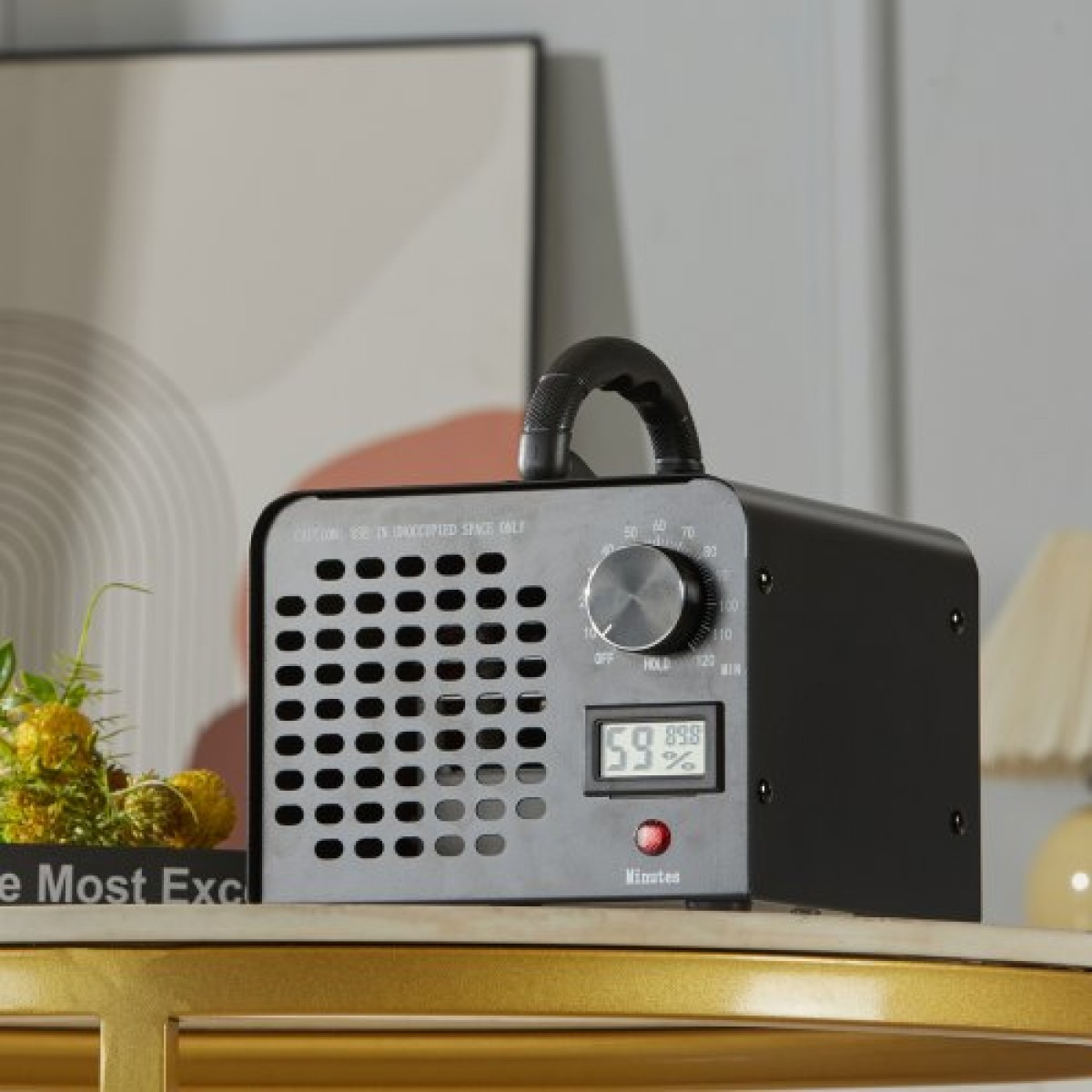 VEVOR Ozone Generator 24000mg/h Όζον Μηχανή Οσμής Αφαίρεσης Οσμών με Χρονοδιακόπτη 0-120min
