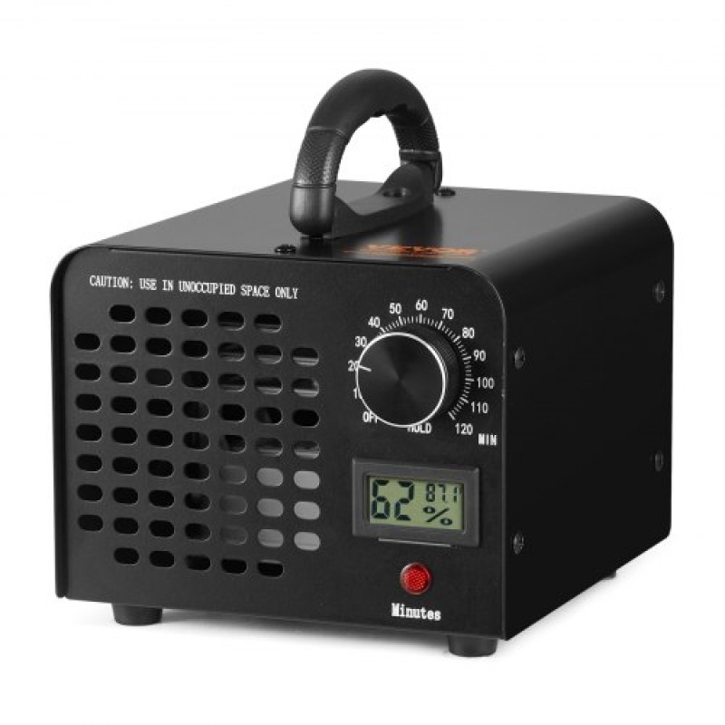 VEVOR Ozone Generator 24000mg/h Όζον Μηχανή Οσμής Αφαίρεσης Οσμών με Χρονοδιακόπτη 0-120min