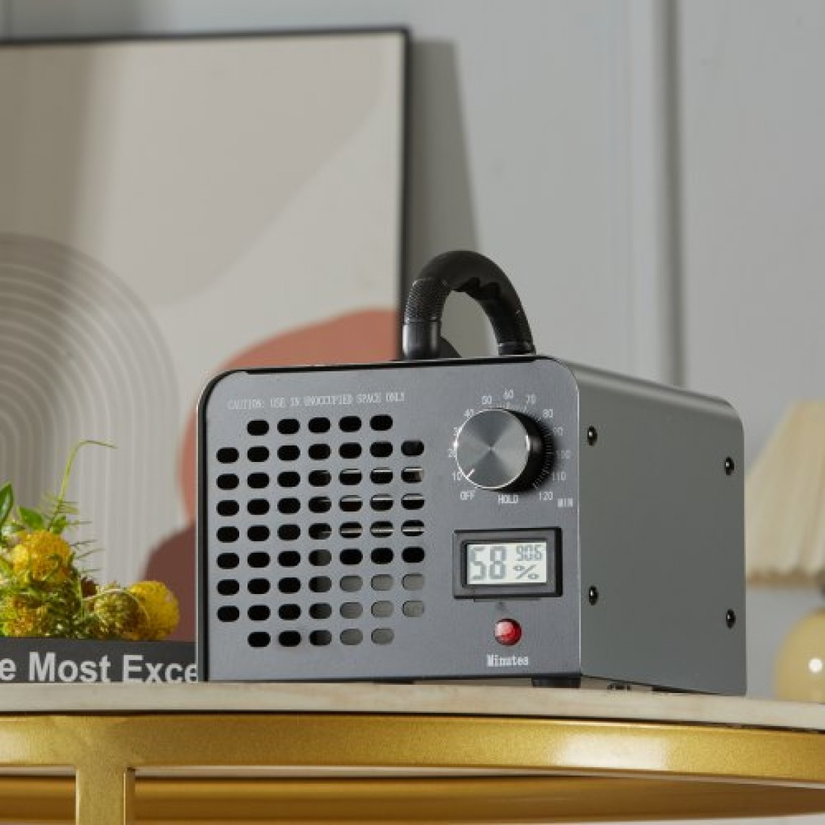 VEVOR Ozone Generator 36000mg/h Όζον Μηχανή Οσμής Αφαίρεσης Οσμών με Χρονόμετρο 0-120 λεπτών