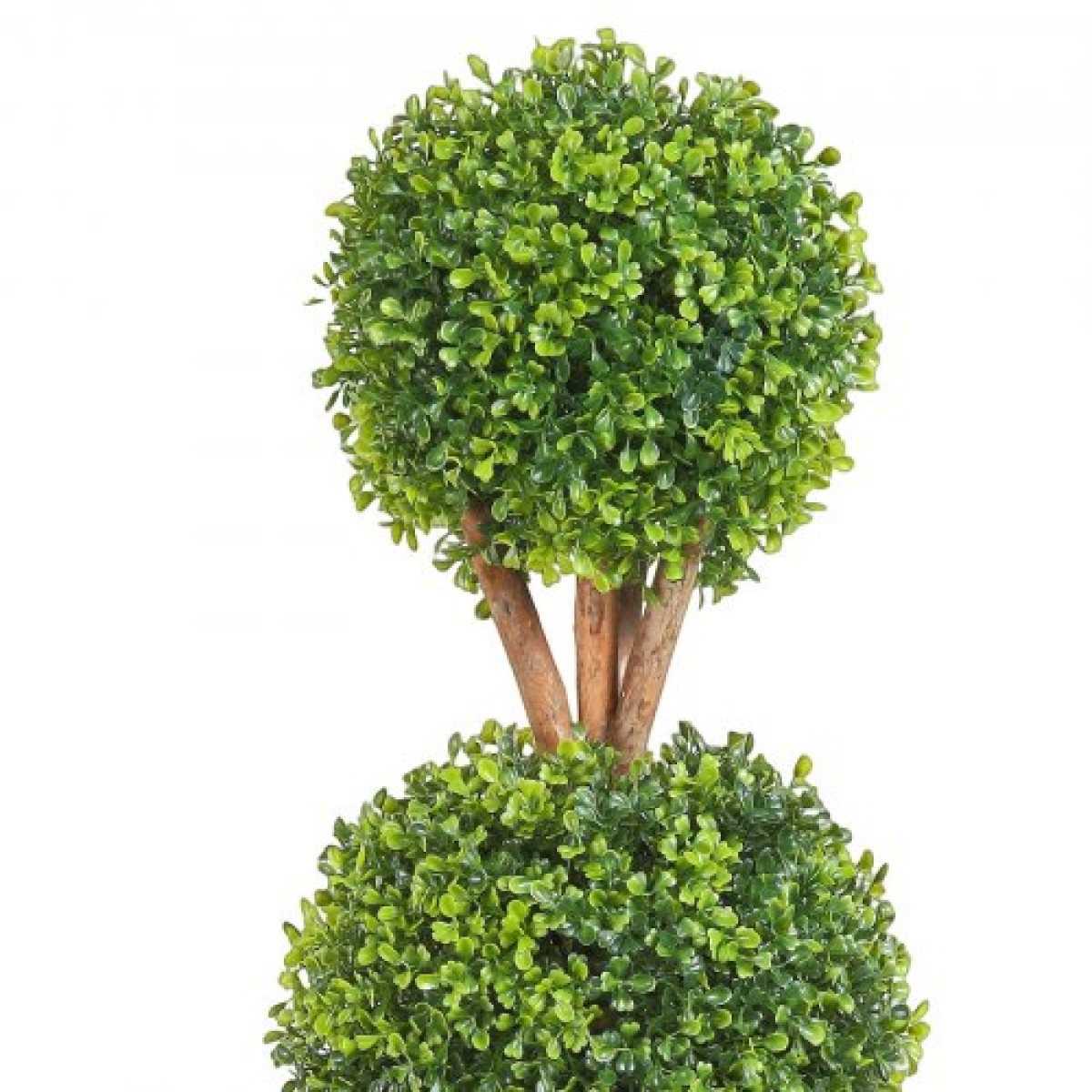 VEVOR Artificial Topiaries Πυξάρι, ύψους 48 ιντσών (2 τεμάχια), 3 Φυτό σε σχήμα μπάλας Faux Topiaries με ζαρντινιέρες, Πράσινο φυτό Feaux με Αντικαταστάσιμα φύλλα & Λιμάνι για Διακοσμητικούς εσωτερικούς/Εξωτερικούς χώρους/Κήπο