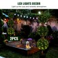 VEVOR Artificial Topiaries Πυξάρι, ύψους 48 ιντσών (2 τεμάχια), 3 Φυτό σε σχήμα μπάλας Faux Topiaries με ζαρντινιέρες, Πράσινο φυτό Feaux με Αντικαταστάσιμα φύλλα & Λιμάνι για Διακοσμητικούς εσωτερικούς/Εξωτερικούς χώρους/Κήπο