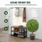 VEVOR Artificial Topiaries Πυξάρι, ύψους 24 ιντσών (2 τεμάχια), Φυτό σε σχήμα μπάλας Faux Topiaries με ζαρντινιέρες, Πράσινο φυτό Feaux με Αντικαταστάσιμα φύλλα & Λιμάνι για Διακοσμητικούς εσωτερικούς/Εξωτερικούς χώρους/Κήπο