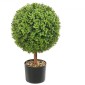 VEVOR Artificial Topiaries Πυξάρι, ύψους 24 ιντσών (2 τεμάχια), Φυτό σε σχήμα μπάλας Faux Topiaries με ζαρντινιέρες, Πράσινο φυτό Feaux με Αντικαταστάσιμα φύλλα & Λιμάνι για Διακοσμητικούς εσωτερικούς/Εξωτερικούς χώρους/Κήπο