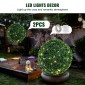 VEVOR Artificial Topiaries Πυξάρι, 50,8 cm ύψος (2 τεμάχια), Φυτό Faux Topiaries σε σχήμα μπάλας, Διακοσμητικές μπάλες πράσινων φυτών Feaux για όλο το χρόνο για αυλή, μπαλκόνι, κήπο, γάμο και διακόσμηση σπιτιού