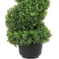 VEVOR Artificial Topiaries Πυξάρι, 121,9 cm ύψος (2 τεμάχια) Faux Topiary Plant Outdoor, All-year Green Feaux Plant με Αντικαταστάσιμα φύλλα για Διακοσμητικά Εσωτερικά/Εξωτερικά/Κήπου