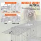 VEVOR Live Animal Cage Trap 106,7 x 40,6 x 45,7 cm Humane Cat Trap Cats Squirrels Mouse