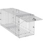 VEVOR Live Animal Cage Trap 106,7 x 40,6 x 45,7 cm Humane Cat Trap Cats Squirrels Mouse