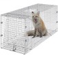 VEVOR Live Animal Cage Trap 106,7 x 40,6 x 45,7 cm Humane Cat Trap Cats Squirrels Mouse