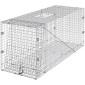 VEVOR Live Animal Cage Trap 106,7 x 40,6 x 45,7 cm Humane Cat Trap Cats Squirrels Mouse