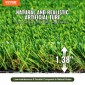 VEVOR Τεχνητό γρασίδι, 0,9 x 1,5 m Rug Green Turf, 35mm ψεύτικο χαλάκι πόρτας Διακόσμηση γκαζόν εξωτερικού χώρου, εύκολο να καθαριστεί με οπές αποστράγγισης, ιδανικό για πατάκια ξύστρα για σκύλους εσωτερικού χώρου εισόδου πολλαπλών χρήσεων