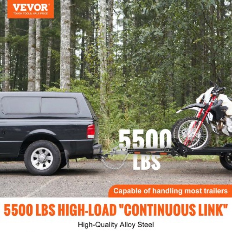 Ρυμούλκηση VEVOR, ικανότητα ρυμούλκησης 5500 λίβρες με αλυσίδες, ράβδο ρυμούλκησης γενικής χρήσης με κράμα χάλυβα με επίστρωση πούδρας, ράβδος ρυμούλκησης γενικής χρήσης, σύζευξη που ταιριάζει με κοτσαδόρο μπάλας 2 ιντσών, πλάτος ανοίγματος 39,4 ιντσών, γ