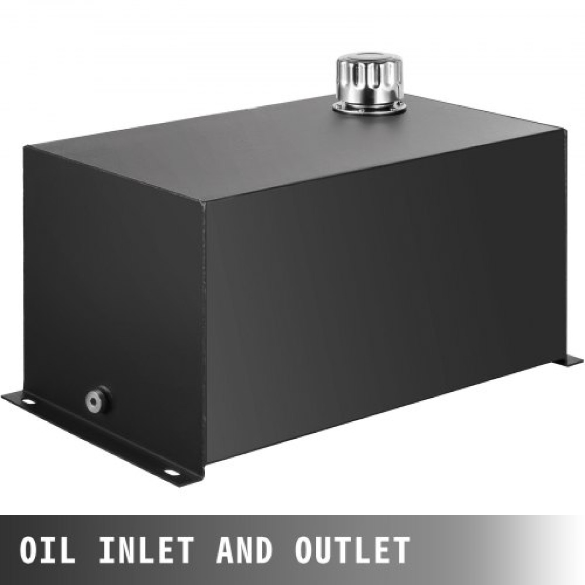 Δεξαμενή υγρού VEVOR Hydraulic Fluid Tank 37,9 L Fuel Tank Heavy Duty Hydraulic Steel Tank Reservoir, Tanks Transfer Benzine, Hydraulic Reservoir with Strainer Temp Mauge Filter Καπάκι αναπνοής για τρακτέρ και φορτηγά