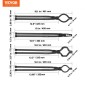 Λαβίδες VEVOR Blacksmith, 45,7 cm 4 ΤΕΜ., λαβίδες V-Bit Bolt, Wolf Jaw Tongs, Z V-Bit Tongs and Gripping Tongs, Carbon Steel Forge Tongs με ατσάλινα πριτσίνια, για αρχάριους και έμπειρους σιδηρουργούς, λεπίδες