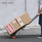 Φορτηγό αλουμινίου VEVOR, 2 σε 1, χωρητικότητα φορτίου 136,1 kg, βαρέως τύπου βιομηχανικό αναδιπλούμενο αναδιπλούμενο φορτηγό χειρός και κουκλίτσα, καροτσάκι χρησιμότητας Μετατρέπει από φορτηγό σε καρότσι πλατφόρμας με ελαστικούς τροχούς