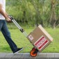 Πτυσσόμενο φορτηγό χειρός VEVOR, χωρητικότητα 309 λίβρες, φορητό καρότσι αλουμινίου, μετατρέψιμο φορτηγό χειρός και κούκλα με τηλεσκοπική λαβή και τροχούς PP+TPR, εξαιρετικά ελαφρύ, εξαιρετικά ισχυρό για μετακίνηση αποθήκης