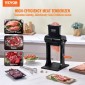 VEVOR Commercial Meat Tenderizer, Heavy Duty Inox Inox Steel Meat Tenderizer Machine, Quick and Easy Manual Operation Kitchen Tool, Θύρα τροφοδοσίας 14,7 cm για βόειο κρέας, γαλοπούλα, κοτόπουλο, χοιρινό, μπριζόλα και ψάρι