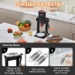 VEVOR Commercial Meat Tenderizer, Heavy Duty Inox Inox Steel Meat Tenderizer Machine, Quick and Easy Manual Operation Kitchen Tool, Θύρα τροφοδοσίας 14,7 cm για βόειο κρέας, γαλοπούλα, κοτόπουλο, χοιρινό, μπριζόλα και ψάρι
