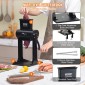 VEVOR Commercial Meat Tenderizer, Heavy Duty Inox Inox Steel Meat Tenderizer Machine, Quick and Easy Manual Operation Kitchen Tool, Θύρα τροφοδοσίας 14,7 cm για βόειο κρέας, γαλοπούλα, κοτόπουλο, χοιρινό, μπριζόλα και ψάρι