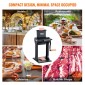 VEVOR Commercial Meat Tenderizer, Heavy Duty Inox Inox Steel Meat Tenderizer Machine, Quick and Easy Manual Operation Kitchen Tool, Θύρα τροφοδοσίας 14,7 cm για βόειο κρέας, γαλοπούλα, κοτόπουλο, χοιρινό, μπριζόλα και ψάρι