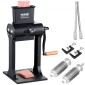 VEVOR Commercial Meat Tenderizer, Heavy Duty Inox Inox Steel Meat Tenderizer Machine, Quick and Easy Manual Operation Kitchen Tool, Θύρα τροφοδοσίας 14,7 cm για βόειο κρέας, γαλοπούλα, κοτόπουλο, χοιρινό, μπριζόλα και ψάρι