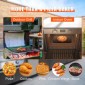 VEVOR Pizza Steel, 40,6 x 36,8 x 1 cm Πιάτο Pizza Pizza για φούρνο, Πέτρα ψησίματος για πίτσα από ανθρακοχάλυβα με 20 φορές υψηλότερη αγωγιμότητα, βαρέως τύπου ταψί πίτσας για εξωτερική σχάρα, εσωτερικός φούρνος