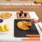 VEVOR Pizza Steel, 20" x 14" x 3/8" Ατσάλινο πιάτο πίτσας για φούρνο, πέτρα ψησίματος πίτσας από ανθρακούχο χάλυβα με 20 φορές υψηλότερη αγωγιμότητα, βαρέως τύπου τηγάνι πίτσας ανθεκτικό στη σκουριά για εξωτερική σχάρα, εσωτερικός φούρνος