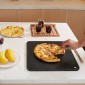 VEVOR Pizza Steel, 16" x 14,5" x 1/4" Πιάτο Pizza Pizza για φούρνο, Πέτρα ψησίματος από ανθρακοχάλυβα με 20 φορές υψηλότερη αγωγιμότητα, βαρέως τύπου ταψί πίτσας για εξωτερική σχάρα, εσωτερικός φούρνος
