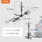 Βάση ποδηλάτου VEVOR Hitch, στυλ πλατφόρμας 2 ποδηλάτων, 80 LBS Max Capacity Rack Rack για δέκτη 1,25-/2 ιντσών, αναδιπλούμενο και αναδιπλούμενο φορέα ποδηλάτου με ελαστικά πλάτους έως 2,4" για αυτοκίνητα, SUV, φορτηγά, RV