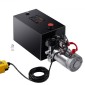 VEVOR Hydraulic Pump, 15 Quart Hydraulic Power Unit, Double Acting Dump Trailer Pump, 0,91 GPM Rate Flow, 3200 PSI Max Relief Pressure, DC 12V Hydraulic Pump for Dump Trailer Car Lifting