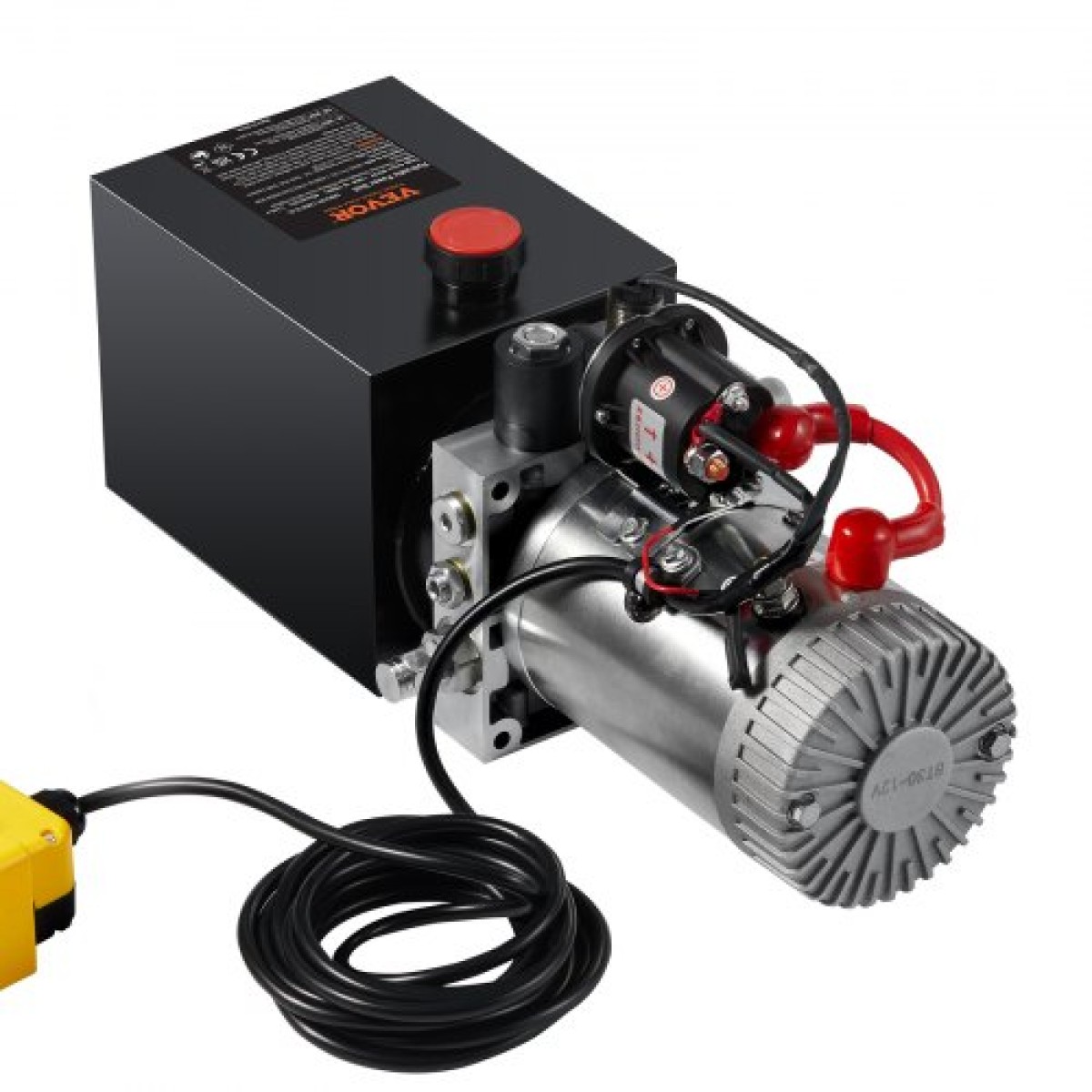 VEVOR Hydraulic Pump 4 Quart/3,8 L Single Acting Dump Trailer Pump Μονάδα ισχύος DC 12V