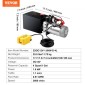 VEVOR Hydraulic Pump 4 Quart/3,8 L Single Acting Dump Trailer Pump Μονάδα ισχύος DC 12V