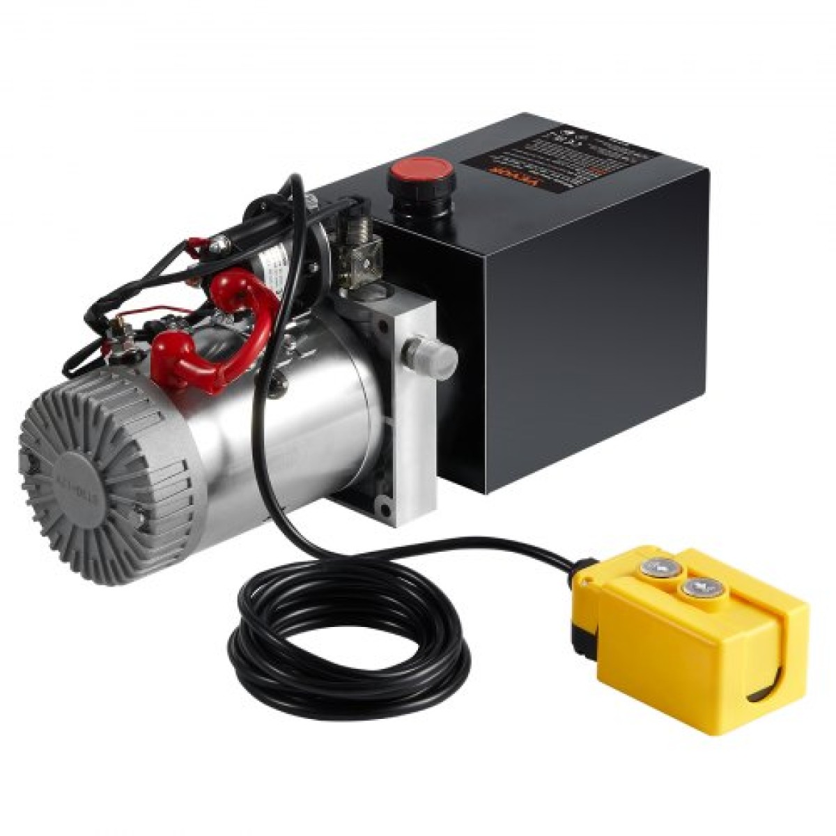 VEVOR Hydraulic Pump 4 Quart/3,8 L Single Acting Dump Trailer Pump Μονάδα ισχύος DC 12V
