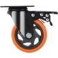 Τροχοί VEVOR Caster, 10,1 cm Περιστρεφόμενοι τροχοί πλάκας, Σετ 4, με Ασφάλεια A/B Κλείδωμα Χωρίς Θόρυβο Ζάντες PVC, Βαρέως τύπου 158,8 kg Χωρητικότητα φόρτωσης ανά τροχό, Τροχοί χωρίς σήμανση για έπιπλα καροτσιού Πάγκος εργασίας