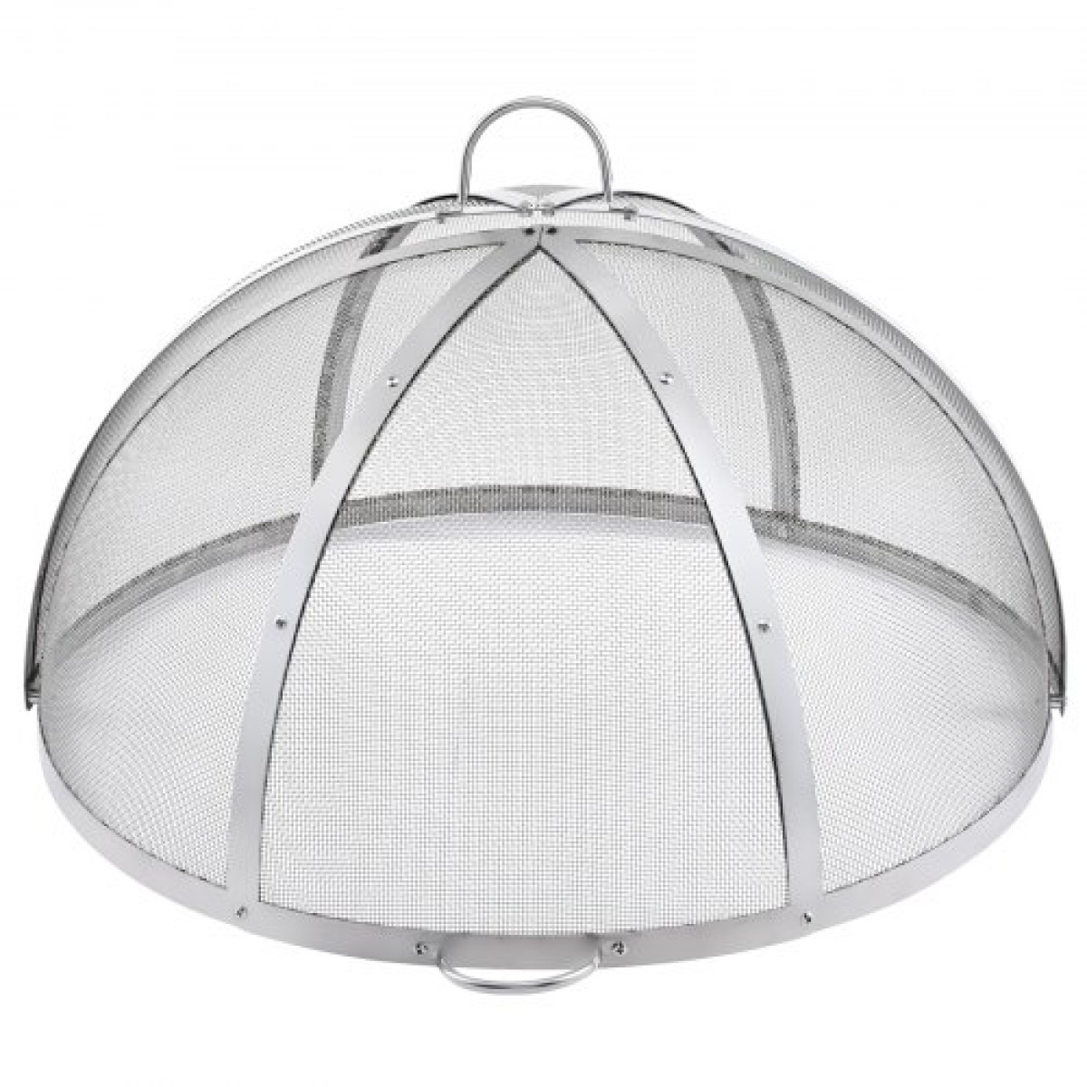 Καπάκι οθόνης VEVOR Firepit Spark, διάμετρος 914,4 χιλιοστών, Στρογγυλά εξαρτήματα κάλυψης δακτυλίου πυρκαγιάς εξωτερικού χώρου, μεταλλικό κάλυμμα πυροσβεστικού λάκκου, καλύμματα πυροσβεστικών δακτυλίων από ανοξείδωτο χάλυβα που ανοίγουν εύκολα για υπαίθρ