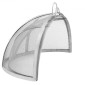Καπάκι οθόνης VEVOR Firepit Spark, διάμετρος 914,4 χιλιοστών, Στρογγυλά εξαρτήματα κάλυψης δακτυλίου πυρκαγιάς εξωτερικού χώρου, μεταλλικό κάλυμμα πυροσβεστικού λάκκου, καλύμματα πυροσβεστικών δακτυλίων από ανοξείδωτο χάλυβα που ανοίγουν εύκολα για υπαίθρ