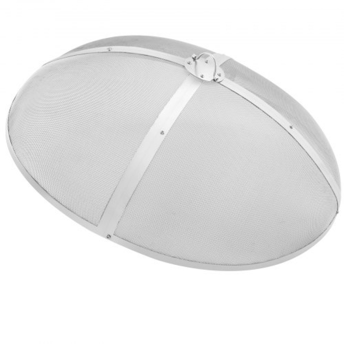 VEVOR Fire Pit Spark Screen Round 36", Ενισχυμένο μεταλλικό κάλυμμα βαρέως τύπου από χάλυβα, καπάκι εξωτερικού χώρου πυροσβεστήρων, επάνω καλύμματα οθόνης που ανοίγουν εύκολα στρογγυλά με λαβή δακτυλίου για υπαίθρια αυλή πυροσβεστήρων στην πίσω αυλή