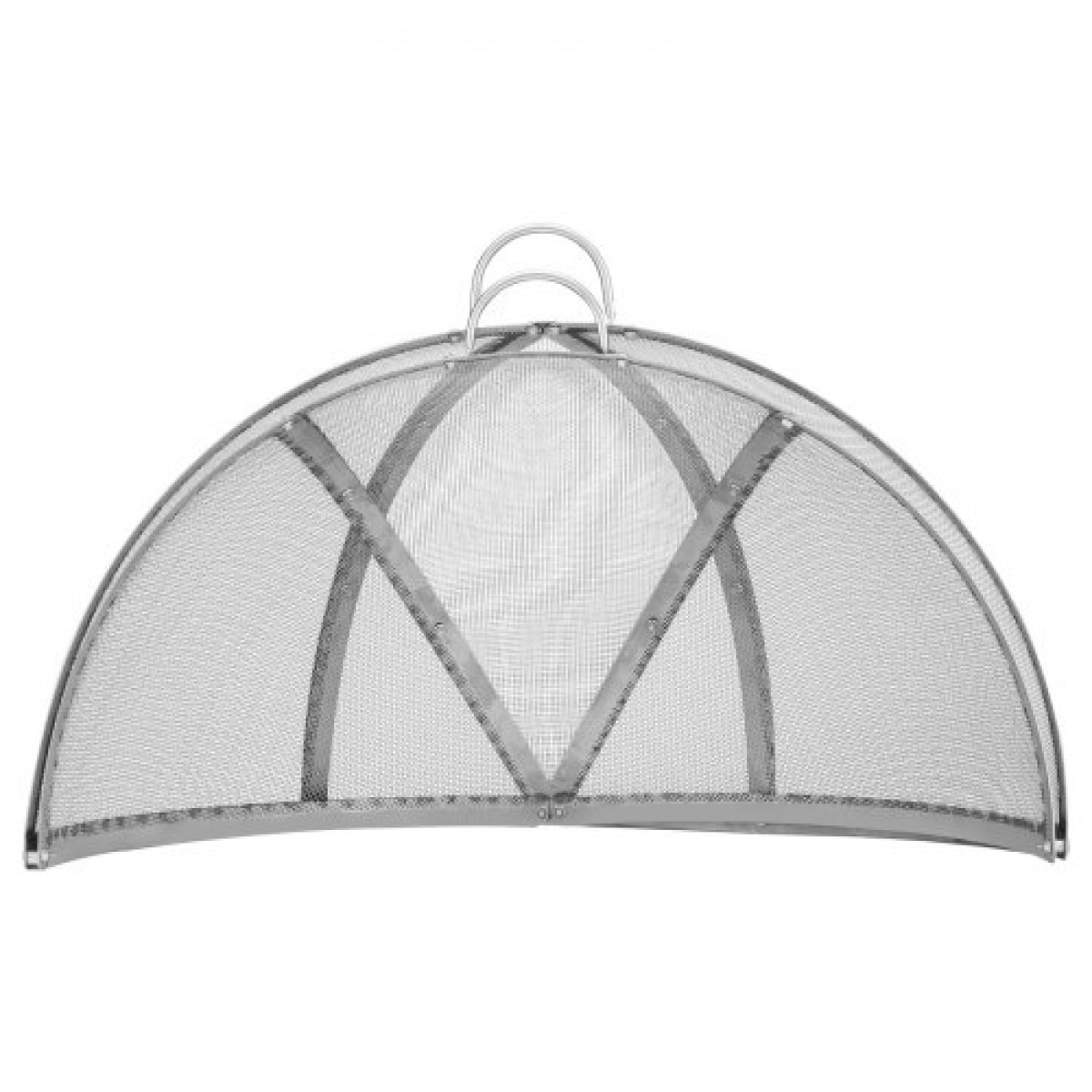 Καπάκι οθόνης VEVOR Firepit Spark, διάμετρος 40", Στρογγυλά αξεσουάρ κάλυμμα δακτυλίου πυρκαγιάς εξωτερικού χώρου, μεταλλικό κάλυμμα πυροσβεστικού λάκκου, καλύμματα πυροσβεστικών δακτυλίων από ανοξείδωτο χάλυβα που ανοίγουν εύκολα για υπαίθριες αυλές