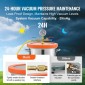 VEVOR Vacuum Chamber Tempered Glass Lid Vacuum 18,9L Θάλαμος απαερίωσης Σιλικόνη