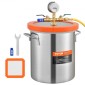 VEVOR Vacuum Chamber Tempered Glass Lid Vacuum 18,9L Θάλαμος απαερίωσης Σιλικόνη