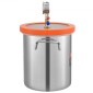 VEVOR Vacuum Chamber Tempered Glass Lid Vacuum 18,9L Θάλαμος απαερίωσης Σιλικόνη
