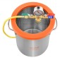 VEVOR Vacuum Chamber Tempered Glass Lid Vacuum 11,4 L Θάλαμος απαέρωσης Σιλικόνη