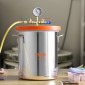 VEVOR Vacuum Chamber Tempered Glass Lid Vacuum 11,4 L Θάλαμος απαέρωσης Σιλικόνη