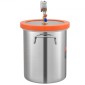VEVOR Vacuum Chamber Tempered Glass Lid Vacuum 11,4 L Θάλαμος απαέρωσης Σιλικόνη