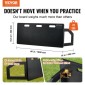 VEVOR Soccer Rebounder Board, 101,6 x 40,6 cm Φορητός τοίχος ποδοσφαίρου με 2 γωνίες αναπήδησης, αναδιπλούμενος HDPE Kickback Board, Εξοπλισμός προπόνησης ποδοσφαίρου για παιδιά και ενήλικες, Passing & Shooting Practice