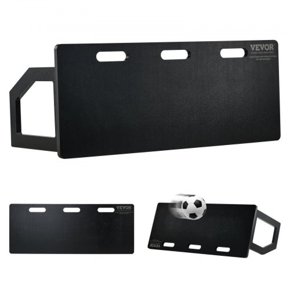 VEVOR Soccer Rebounder Board, 101,6 x 40,6 cm Φορητός τοίχος ποδοσφαίρου με 2 γωνίες αναπήδησης, αναδιπλούμενος HDPE Kickback Board, Εξοπλισμός προπόνησης ποδοσφαίρου για παιδιά και ενήλικες, Passing & Shooting Practice
