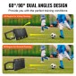 VEVOR Soccer Rebounder Board, 101,6 x 40,6 cm Φορητός τοίχος ποδοσφαίρου με 2 γωνίες αναπήδησης, αναδιπλούμενος HDPE Kickback Board, Εξοπλισμός προπόνησης ποδοσφαίρου για παιδιά και ενήλικες, Passing & Shooting Practice